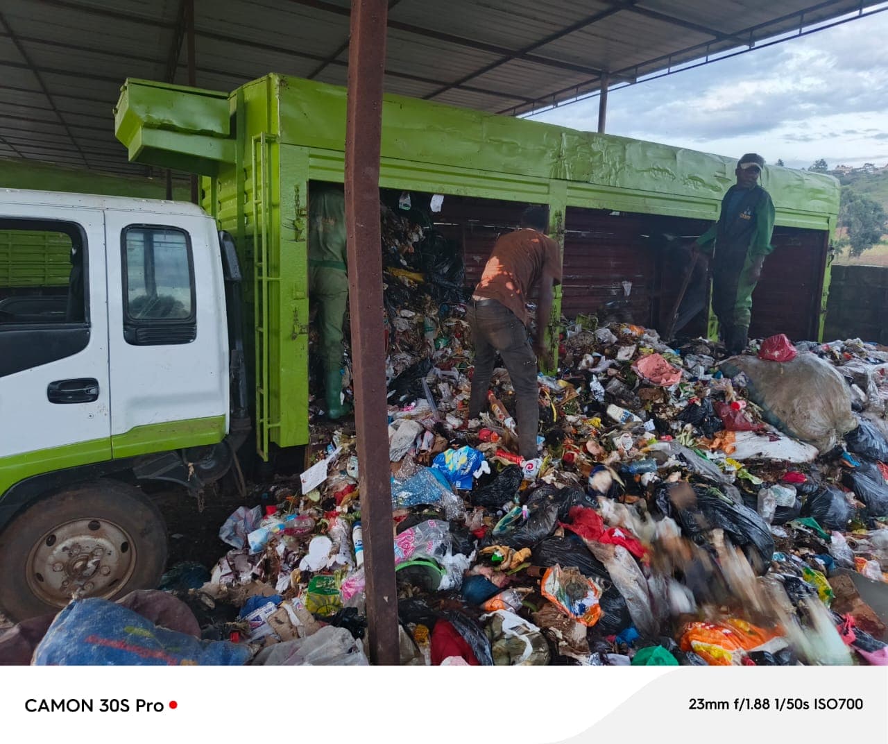 Custom background image for Trash Handlers homepage.